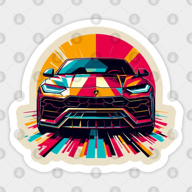 Lamborghini Urus Sticker by Vehicles-Art